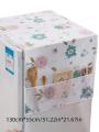 Fridge Dust Cover Waterproof Refrigerator Dustproof Cover with 6 Pocket Household Freezer Top Hanging Bag Fridge Storage Bag Organizer. 