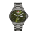 JDM Military (Jacques Du Manoir) -WG014-05- Alpha Big Date - Made In Switzerland - Wrist Watch for Men - 10 ATM.. 