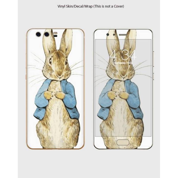 Huawei P10 Phone Skin Front Back And Sides  Bunny Print-1wall1163