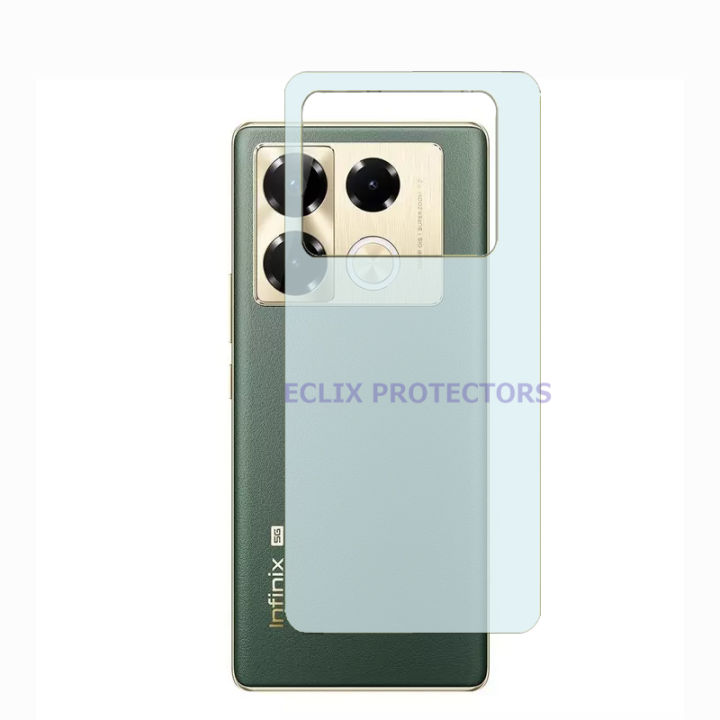infinix Note 40 Pro Back Protector Matte Skin Vinyl Film Sheet Sticker Wrap Paper Sheet Lamination For Note40 Pro - Semi Transparent