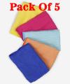 Pack Of 5 - Micro Fiber Cleaning Towels. 