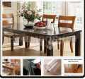 4/6& 8 Seater PVC Transparent Clear Dining Table Cloth / Cover Plastic Table Cover Protector Sheet Rectangle. 