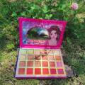 BELZGMEE 24 Colors Fashion Girl Matte Eyeshadow Palette Book Glitter Blush Eye Shadow Professional Makeup for Festival Eyes Face. 