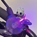 New Wind Power Glowing Toothless Electric Decorative Glowing Car Ornament Wind Power Generation Airplane Motorcycle Decoration. 