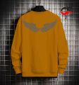 Reflected Angels Wings Sweatshirt Printed Style Fleece Sweat shirts For Men. 