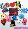 BTS PopSocket BT21 Characters Cartoon Grip and Stand for Mobile Phones and Tablets, 1 Piece. 