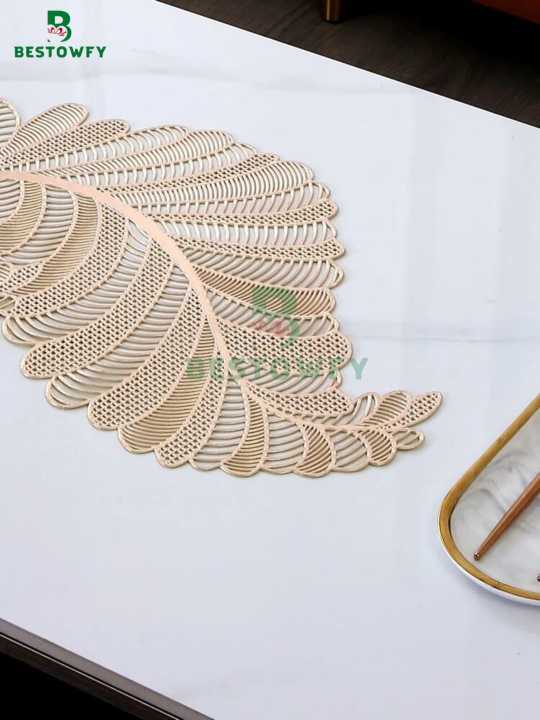 Gold%20Table%20Runner,%20(14x36Inch)%201%20Piece%20Simulation%20Plain%20%20Washable%20Placemats%20Center%20Table%20Dressing%20Table%20Non-Slip%20Dining%20Mat%20-%20Image%205