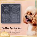 Enigma- Wet Food Pet Mat Interactive Slow Feeding Lick Mat for Pets Bpa-free Silicone Mat with Suction Grip for Peanut Butter Yogurt Kibble Perfect for Grooming Bathing Nail Trimming Large Size Extra Large. 