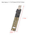 .2 NVME SSD To USB Adapter Board, TA Hard Disk Converter Board,SSD Adapter Card,High-performance 10Gbps USB 3.1 Gen 2 Bridge Chip. 