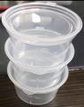 Mini Small Size Container Disposible with attached lid Pack Of 50 Pieces. 