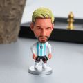 Soccer stars 7cm Height Cairo And Messi Football Mini Dolls Cartoon Player Figures Action Movable Christmas Gift For Collection. 