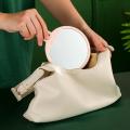 Stand Mirror Women Girls Handheld Vanity Make Up Foldable Hand Mirrors Portable Handle Makeup Cosmetic Beauty Tools Desktop. 