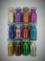 Glitter bottles for slime and decorations, (Pack of 12 Bottles). 
