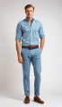 Premium Men's Cotton Jeans Pants - Cotton Chinos for Men- Chino Pants - Men's Pants -All Seasons Comfort Fit. 