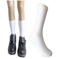 Pack of 3 100% pure cotton uniform white socks for unisex. 