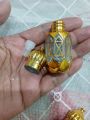 5 pcs 6ml Tomb Empty Fancy bottle with stick for Attar use all fragrance 6ml attar bottle travel size golden printed. 