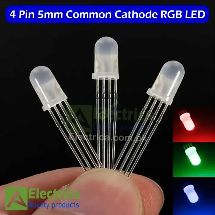 pack%20of%206%20pcs%204%20Pin%205mm%20Common%20Cathode%20RGB%20LED%20Multicolor%20Light%20Emitting%20Diode%20By%20Electrica%20-%20Image%204