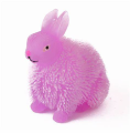 Squeeze, Bounce, and Glow: Silicone and Rubber Rabbit Shape Puffer Toys for Illuminating Playtime Joy. 