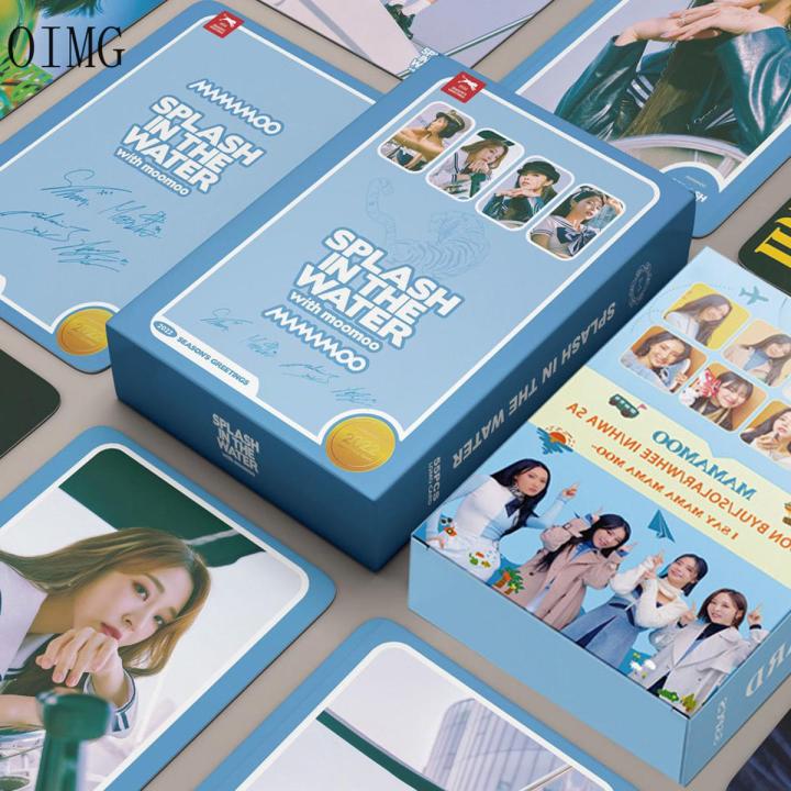 54Pcs/Set Kpop Photocards Mamamoo Postcards Kpop Girls Lomo Card New Album Photo Cards HD Korean Idol Group Fans Collection Gift