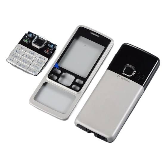 Full Body Housing for Nokia 6300 – Stainless Steel Faceplates – (Front ...