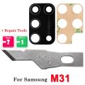 2set For Samsung Galaxy A10 20 30 40 50 70 A10S A20S A21S A31 A41 A51 A71 M21 M30S M31 M31S M51 Back Camera Glass Lens + Sticker. 