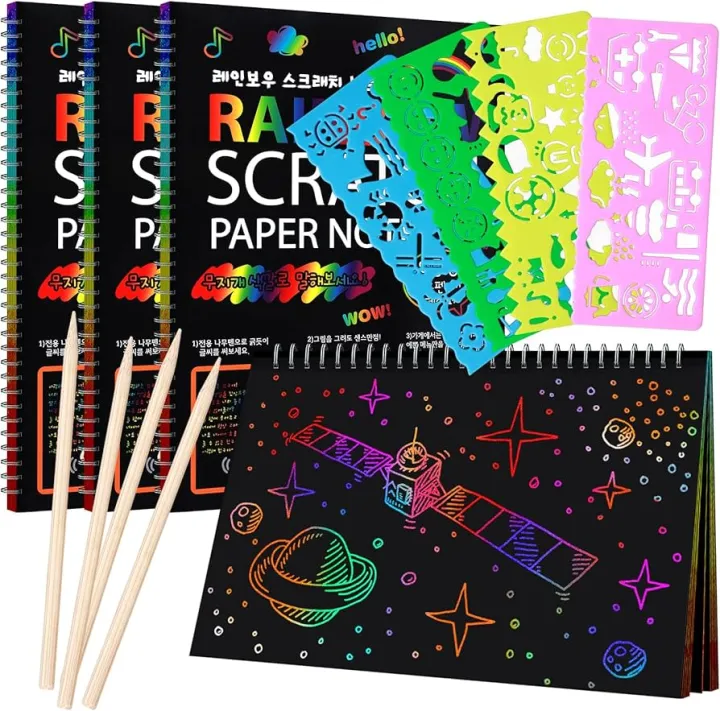 Colorful%20Scratch%20Note%20Pad%20Rainbow%20With%20Wooden%20Stick%20For%20Kids%20-%20A3,%20A4,%20A5,%20A6%20Size%20-%20Image%202