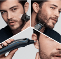 BRAUN All-in-one trimmer 5 for Face, Hair, and Body, Black/Blue 9-in-1 styling kit with Gillette Fusion5 ProGlide razor, MGK5280. 