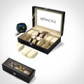 MyleCart 3/6/10/12 Grids Watch Box PU Leather Watch Display Case Storage Box Organizer Watch Jewelry Display Box. 