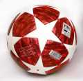 Official Champions League Football Star Design - Football Gift  Regular Ball Birthday Gift for Boys - Size 5 Competition Match Ball, Football Best for Grass Surfaces (Red). 