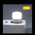 Portable Mini USB LED Night Light Bulb - White & Warm Light for Night Studying, Camping - Compatible with Laptop, Power Bank, and All USB Ports. 