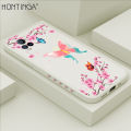 Hontinga for Vivo V21E Y73 2021 Back Cover Colored Butterflys Side Design Phone Case Square Soft Liquid Silicone Cover. 