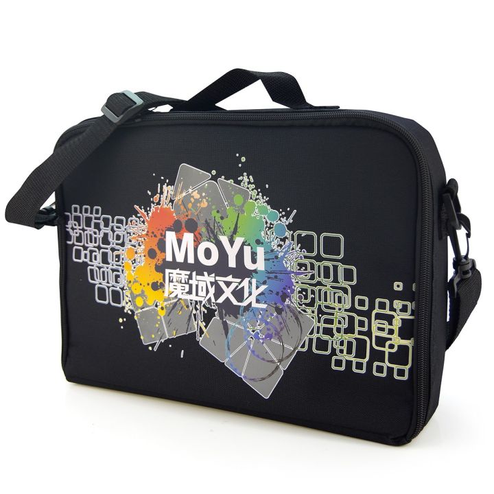 hu Moyu Rubiks Cube Oxford Cloth Shoulder Hand Bag 36 x 25 x 7.5cm Magic Cube Storage Pouch For Competition Travel Leisure