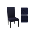 Navy Blue Stretch - 8 Seaters Dining Chair Cover. 