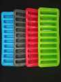 Easy Pop Out Stick Shaped Ice Cube Tray for Refrigerators Random Color. 