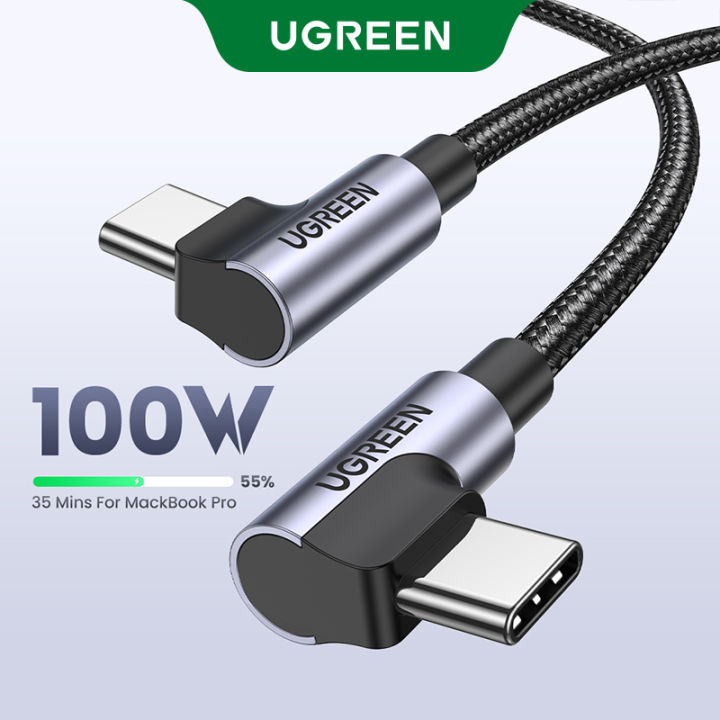UGREEN USB-C to USB-C Type C 100W Power Delivery Fast Charging Compatible for iPhone 16 15 Pro Max iPhone 16 15 Plus HDD/Samsung Galaxy S24 , MacBook Air, iPad Pro 2020 Ipad Pro 2021, Nintendo Switch Realme Huawei