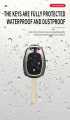 Honda City 2010 - 2021 Zinc Alloy Metal Key Cover Waterproof Dustproof Premium Key Case For Old Honda City. 