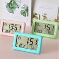 Digital Clock Desktop Temperature LCD Digital Thermometer Desktop Hygrometer Battery Operated Time Date Calendar. 