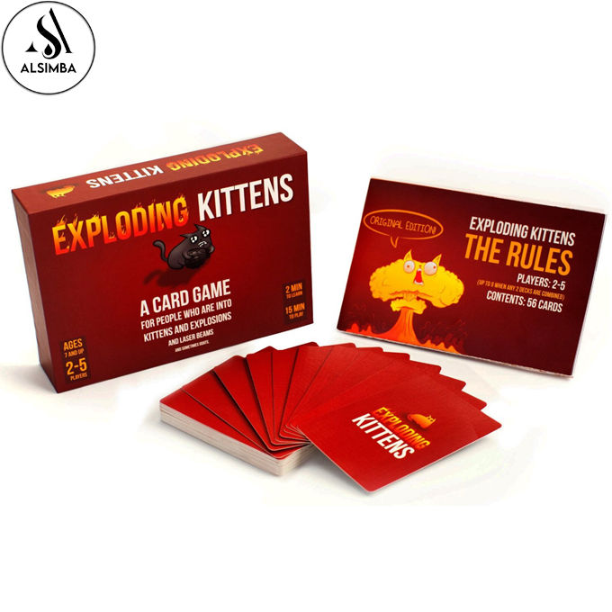 Russian Roulette Cards Game Series For Kids - English Version 2 to 5 Players Strategic Families & Friends Games by Exploding Kitten LLC