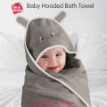 Best Gift for New Born Baby- Baby Hooded Bath Towel Wrap. 
