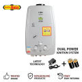Super Asia Instant Gas Water Heater GH-108 Di Super Saver Series Dual ignition New Modle 2023 Natural Gas Use. 