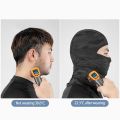 Face Mask UV Protection Breathable Full Head Black. 