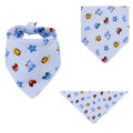 2pcs/lot Baby Bandana Drool Bibs for Boys and Girls 100% Organic Cotton Absorbent Bibs Newborn Burp Cloths. 