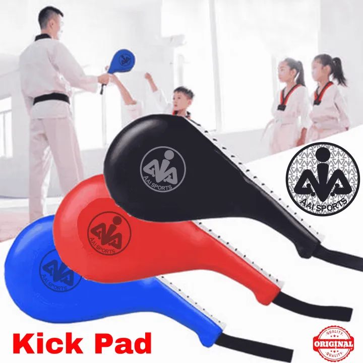 BORDTRACT Taekwondo Kick Pads - Cibles Double Face Karaté Boxe Muay Thai - Striking Pads Enfants Adultes