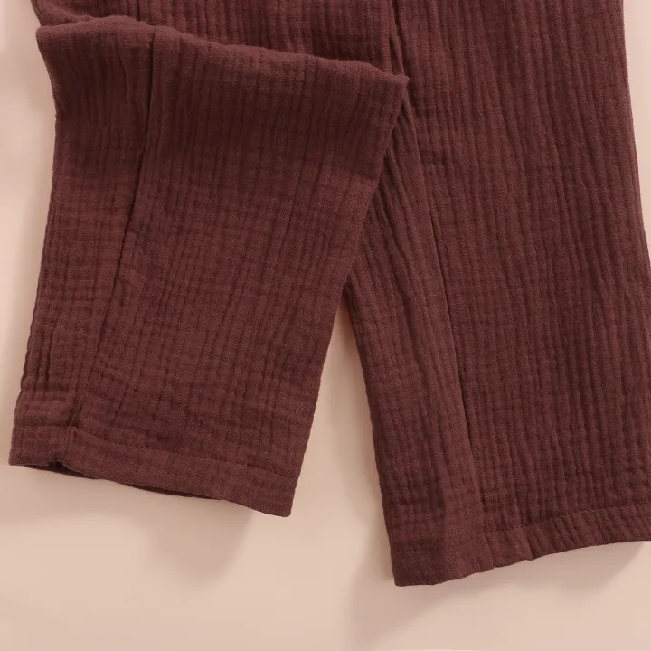 2%20Pcs%20Toddler%20Solid%20Color%20Outfits,%20Kids%20Autumn%20Long%20Sleeve%20Round%20Neck%20Button%20Sweatshirt%20Pants%20-%20Image%204