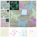 20 pcs of Fluorescent Night Glowing Stars 2 Layer 3D Butterfly  Wall stickers and Decoration. 