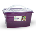 Appollo Clear Lock Storage Box (M). 