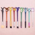 9PCS/SET Pokemon Makeup Brush Sylveon Umbreon Espeon Glaceon Anime Figure Cosmetics Brush Eyeshadow Lip Beauty Tool Metal Handle. 