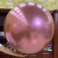 2 Pcs Set Extra Large Size Premium Metallic Balloons - For Birthday Party, Anniversary & Other Party Decoration. 