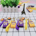 Lakers Kobe Bryant Jersey NBA Polo Shirt Keychain Bag Car Pendant Key Holder. 