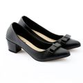 Opole Black Women court shoes  Women Pumps with block heel  TAAL Shoes. 